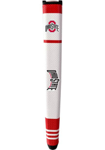 Ohio State Buckeyes White Grip Stripe Putter Cover