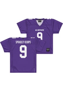 Jacques Spradley-Demps   K-State Wildcats Purple NIL Purple Football Jersey