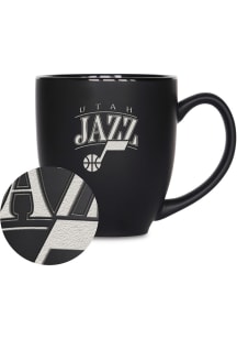 Utah Jazz Tribute Bistro Ceramic Mug - Black