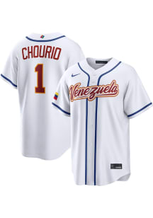 Jackson Chourio Nike Venezuela Mens White World Baseball Classic Limited Baseball Jersey