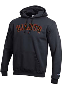 Champion San Francisco Giants Mens Black Powerblend Long Sleeve Hoodie