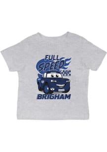 Vive La Fete BYU Cougars Infant Full Speed Short Sleeve T-Shirt Grey