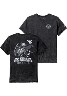 League West Virginia Mountaineers Charcoal Stoic Mines Short Sleeve Fashion T Shirt