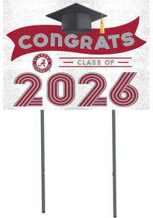 Alabama Crimson Tide KH Sports Fan Class of 2026 Yard Sign - Crimson