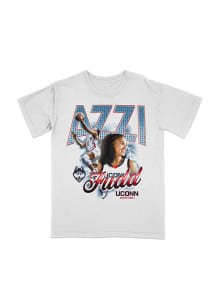 Azzi Fudd UConn Huskies Youth White NIL Retro Fashion Player Tee