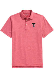 Vineyard Vines Texas Tech Red Raiders Mens Red St. Jean Short Sleeve Fashion Polo