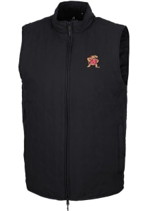 Antigua Maryland Terrapins Mens Black Rally Sleeveless Jacket
