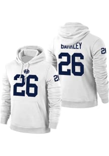 Saquon Barkley  The Victory Penn State Nittany Lions Mens White Name and Number Hood Long Sleeve H..