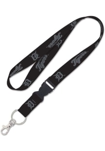 Detroit Tigers Black Lanyard - Black