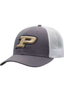 Top of the World Purdue Boilermakers BB Meshback Adjustable Hat - Grey