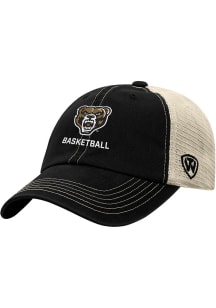 Top of the World Oakland University Golden Grizzlies Basketball Vintage Mesh Adjustable Hat - Blac..