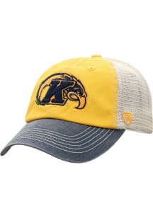 Top of the World Kent State Golden Flashes Offroad Meshback Adjustable Hat - Gold