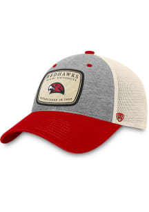 Top of the World Miami RedHawks Chev Meshback Adjustable Hat - Grey