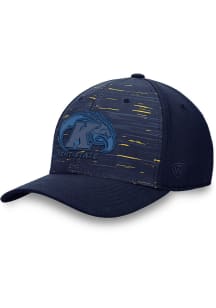 Top of the World Kent State Golden Flashes Mens Navy Blue Verdure Classic Flex Hat