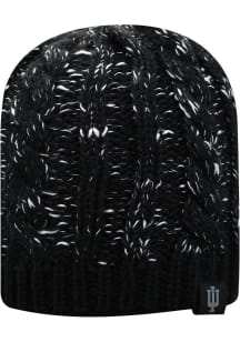 Top of the World Indiana Hoosiers Black Speck Design Womens Knit Hat