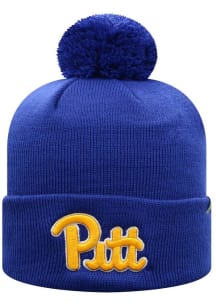 Top of the World Pitt Panthers Blue TOW Pom Design Mens Knit Hat