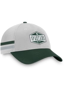 Top of the World Michigan State Spartans Sunrise Patch 2T Trucker Design Adjustable Hat - White