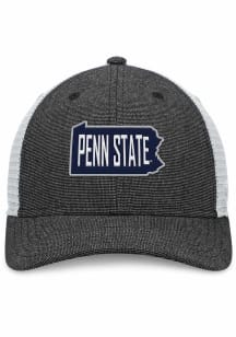 Top of the World Penn State Nittany Lions U Root Heathered State Trucker Design Adjustable Hat - N..
