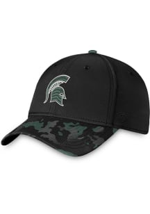 Top of the World Michigan State Spartans Mens Black OHT Tonal Camo One-Fit Design Flex Hat