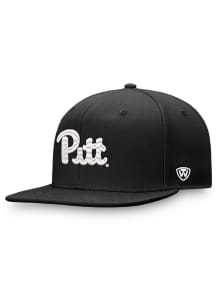 Top of the World Pitt Panthers Mens Black Iconic Flatbill One-Fit Design Flex Hat