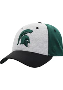 Top of the World Michigan State Spartans Mens Green Bring It One-Fit Classic Design Flex Hat