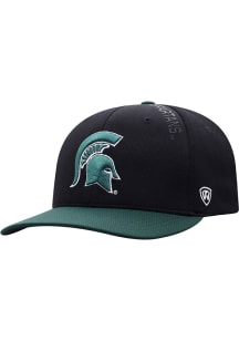 Top of the World Michigan State Spartans Mens Green 2T Reflex 2.0 One-Fit Style Design Flex Hat