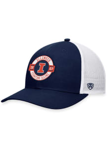 Top of the World Illinois Fighting Illini Formation Trucker Adjustable Hat - Navy Blue