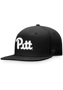 Top of the World Pitt Panthers Mens Black Dusk Flat Brim Flex Hat