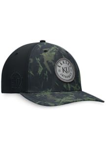 Top of the World Kansas Jayhawks Mens Black Render OHT Flex Hat