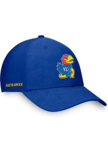 Top of the World Kansas Jayhawks Mens Blue Deluxe Structured Flex Hat
