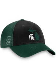 Top of the World Michigan State Spartans Origin Meshback Adjustable Hat - Black