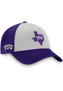Top of the World TCU Horned Frogs Origin Meshback Adjustable Hat - White
