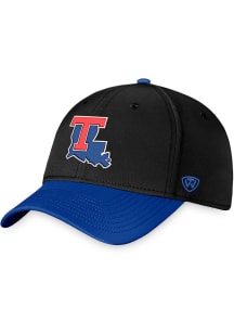 Top of the World Louisiana Tech Bulldogs Mens Black 2T Reflex 2.0 Flex Hat