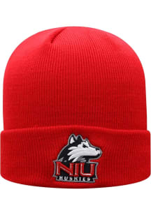 Top of the World Northern Illinois Huskies Red TOW Cuffed Knit Mens Knit Hat