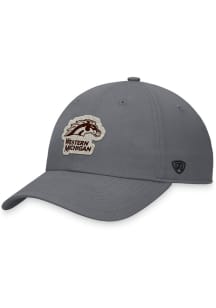 Top of the World Western Michigan Broncos Tatted Unstructured Adjustable Hat - Grey