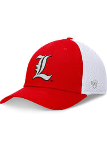 Top of the World Louisville Cardinals Mens Red 2T Fastbreak Stretch Flex Hat