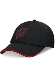 Top of the World Wisconsin Badgers Release Unstructured Adjustable Hat - Black