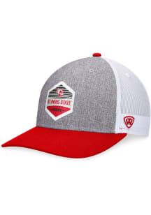 Top of the World Illinois State Redbirds Adj Adjustable Hat - Red