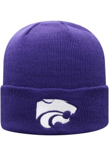 Top of the World K-State Wildcats Purple Cuffed Knit Logo Mens Knit Hat