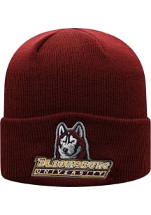 Top of the World Bloomsburg University Huskies Maroon TOW Cuffed Knit Mens Knit Hat