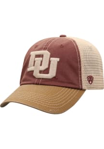Top of the World Denver Pioneers Victory Semi-Structured Meshback Adjustable Hat - Maroon