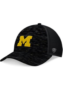 Top of the World Michigan Wolverines Streak Trucker Adjustable Hat - Black