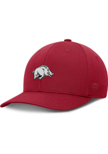 Top of the World Arkansas Razorbacks Mens Cardinal Reflex - Team Color Flex Hat