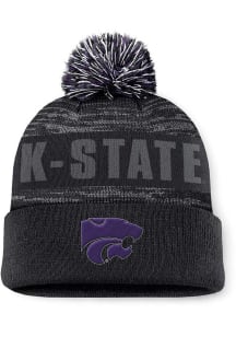 Top of the World K-State Wildcats Black Colton Cuff Pom Mens Knit Hat