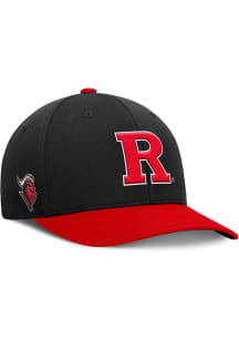 Top of the World Rutgers Scarlet Knights Mens Black TOW REFLEX 2TN POLY STRUCTURED STRETCH Flex Ha..
