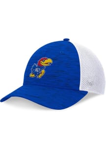 Top of the World Kansas Jayhawks Mens Blue Agile Stretch Flex Hat