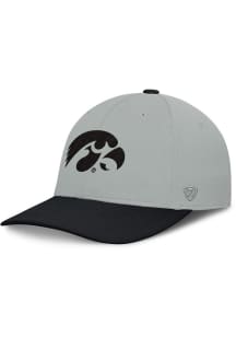 Top of the World Iowa Hawkeyes Mens Grey Mick Stretch Flex Hat