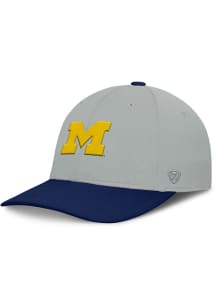 Top of the World Michigan Wolverines Mens Grey Mick Stretch Flex Hat
