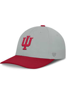 Top of the World Indiana Hoosiers Mens Grey Mick Stretch Flex Hat