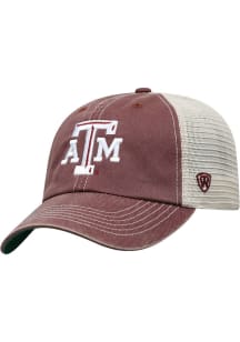 Top of the World Texas A&M Aggies Vintage Mesh Adj Adjustable Hat - Red